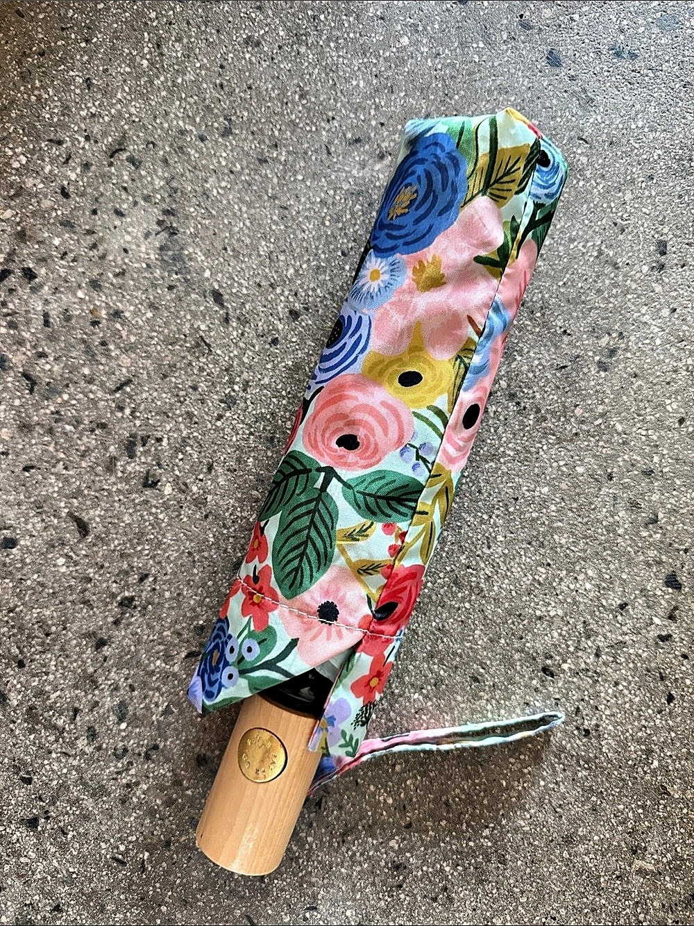 Rifle Paper Co. Floral Print Umbrella Multicolor